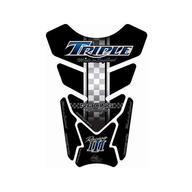 モトグラフィックス タンクパッド トライアンフ Speed Street Triple タイプ TT010KB MT-TT010KB