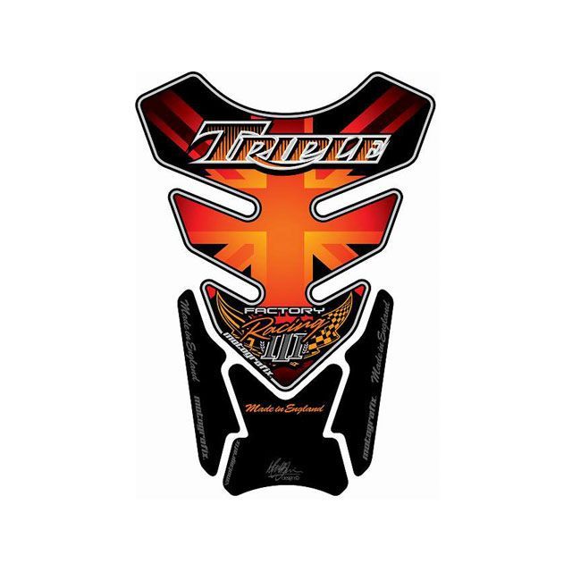 モトグラフィックス タンクパッド トライアンフ Speed Street Triple タイプ TT012O MT-TT012O