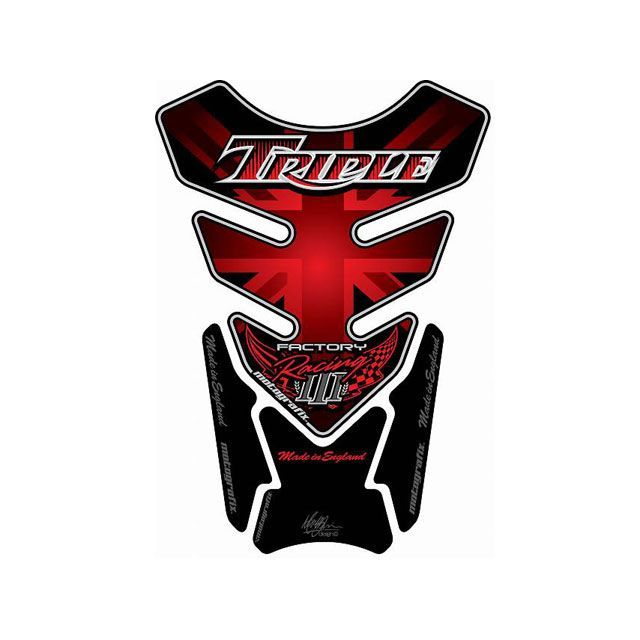 モトグラフィックス タンクパッド トライアンフ Speed Street Triple タイプ TT012R MT-TT012R