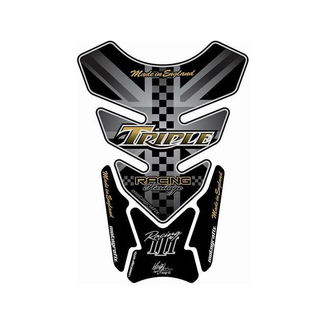 モトグラフィックス TT013KS タンクパッド トライアンフ Daytona 675 MT-TT013KS