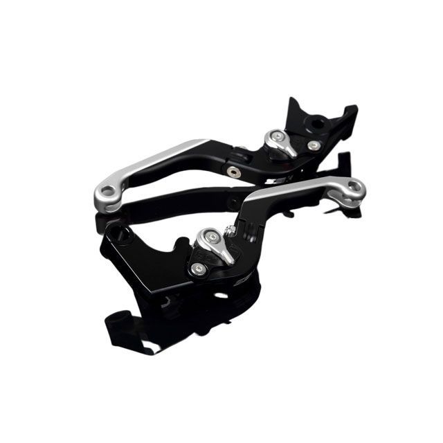 SPEEDRA アルミビレットアジャストレバーセット 可倒延長式（レバー本体：マットブラック） アジャスター マットシルバー エクステンション マットシルバー LVGM059BK-SRSR