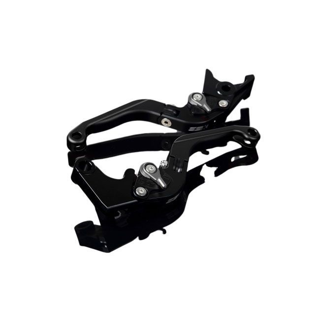 SPEEDRA アルミビレットアジャストレバーセット 可倒延長式（レバー本体：マットブラック） アジャスター マットチタン エクステンション マットブラック LVGM059BK-TMBK
