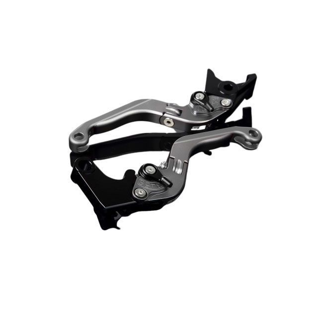 SPEEDRA アルミビレットアジャストレバーセット 可倒延長式（レバー本体：マットチタン） アジャスター マットブラック エクステンション マットチタン LVGM059TM-BKTM
