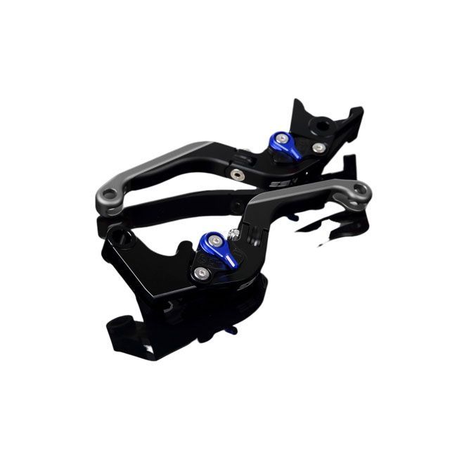 SPEEDRA アルミビレットアジャストレバーセット 可倒延長式（レバー本体：マットブラック） アジャスター マットブルー エクステンション マットチタン LVGM060BK-BETM