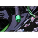 正規品／SPEEDRA アルミバーエンド KAWASAKI M17 カラー：グリーン ABEKA02GN SPEEDRA ハンドル関連パーツ バイク ニンジャH2R ニンジャH2（カーボン） ニンジャZX-10R 3