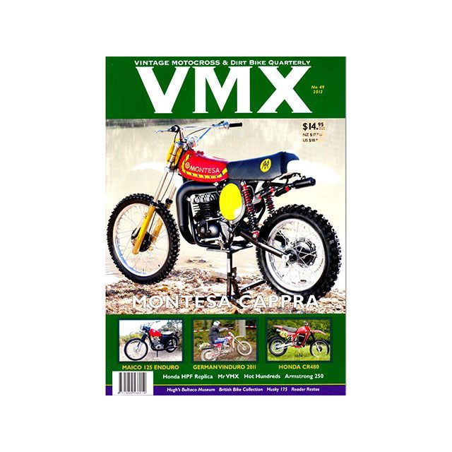 ●メーカー名：VMXマガジン / VMX Magazine(ブイエムエックスマガジン)●商品名：VMXマガジン ＃49（2012年）●メーカー品番：BK010035商品の保証は、メーカー保証書の内容に準じます。●備考オーストラリア発 VMXマガジンのバックナンバーです。VMXに特化した雑誌はこれだけ。美しい写真とともにビンテージマシンが紹介されています。＃49 モンテッサCappra、Maico125Enduro、ジャーマン・ビンデューロ2011、Honda CR480、Honda HPFレプリカ、アームストロング250.●写真注意※画像はイメージです。