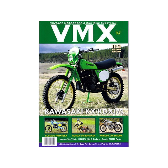 ●メーカー名：VMXマガジン / VMX Magazine(ブイエムエックスマガジン)●商品名：VMXマガジン ＃53（2013年）●メーカー品番：BK010039商品の保証は、メーカー保証書の内容に準じます。●備考オーストラリア発 VMXマガジンのバックナンバーです。VMXに特化した雑誌はこれだけ。美しい写真とともにビンテージマシンが紹介されています。＃53 Kawasaki KX／KDX175、1952 FB Mondial 200cc special、1948 Norton ES2 trials、1974 KTM250 motocross＆enduro、Kelvin Franks、1982 XR500 Racer、Bultaco Frontera Mark11 ＆ 11A、German vintage enduro scene、A 『Bonza』 Bonanza 2012、Suzuki RM370 restore guide ＃1●写真注意※画像はイメージです。