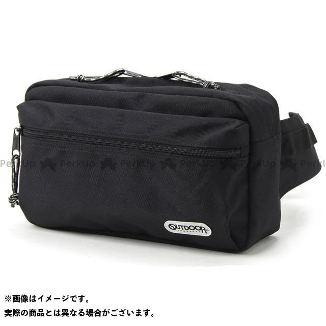 アウトドアプロダクツ ウエストバッグ（ブラック） 62317-10