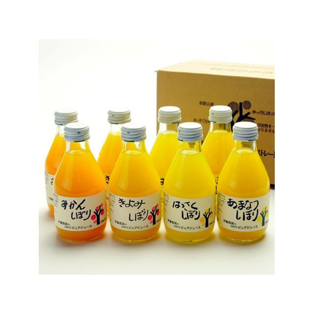 伊藤農園　100％ピュア ito-noen 100％ピュアジュース180ml×8本 50708 伊藤農園 野外調理用品 キャンプ