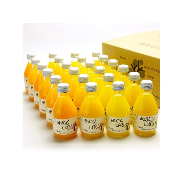 伊藤農園　100％ピュア ito-noen 100％ピュアジュース180ml×24本 509 伊藤農園 野外調理用品 キャンプ