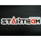 正規品／STARTECH ステッカー大 カラー：ブラック/レッド STARTEAM-STICK-01K スターテック ステッカー 日用品