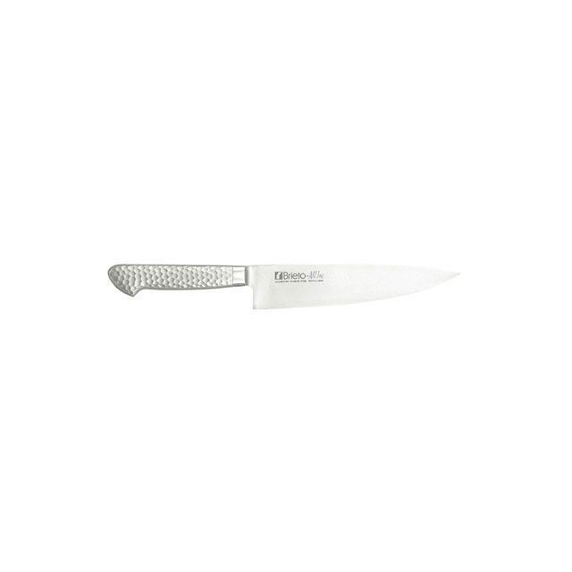 ●メーカー名：片岡製作所 / kataoka(カタオカセイサクジョ)●商品名：M11 PRO ヨーロッパ コックナイフ●メーカー品番：M105●JANコード：4906496808051商品の保証は、メーカー保証書の内容に準じます。●仕様■重量：150g■材質：刀身・モリブデンバナジウム特殊鋼/ハンドル・18-8ステンレス鋼●備考■砥石による本格的な刃付けを施し、鋭い切れ味を長く持続させます。■プロの技術者により、本刃付けする前に研ぎなおしを容易にするため、水砥の荒砥・中砥を使用し、刃基を研ぎだしてあります。■1050℃で焼き入れ後に、-73℃以下に冷却する特別な処理により高い硬度と靭性を与え、切れ味を一段と高めてあります。■刀身とハンドルはすき間のない一体構造で非常に衛生的です。●写真注意※画像はイメージです。