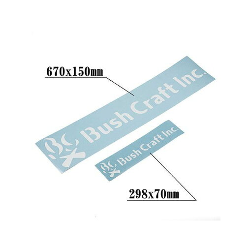 ブッシュクラフト Bush Craft Inc. ブランドカッティングシート 670x150mm 28734 ブッシュクラフト Bush Craft Inc. ブランドカッティングシート 670x150mm 28734