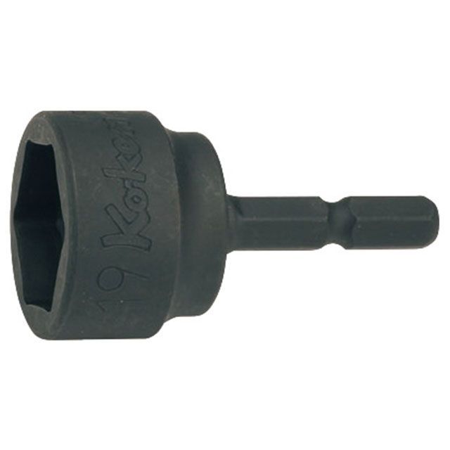 ●メーカー名：コーケン / Ko-ken●商品名：BD016-19 1/4H 電気ドリル用 アンカーボルトソケット 19mm●メーカー品番：BD016-19●JANコード：4991644649914商品の保証は、メーカー保証書の内容に準じます。サイズ（mm）：19ソケット部外径（D：mm）：27ボルト接触部内面奥行（H：mm）：6全長（L：mm）：50重量（g）：68電気ドリル用※掲載画像はイメージです。実際の商品とは色味や仕様が異なる場合がございます。