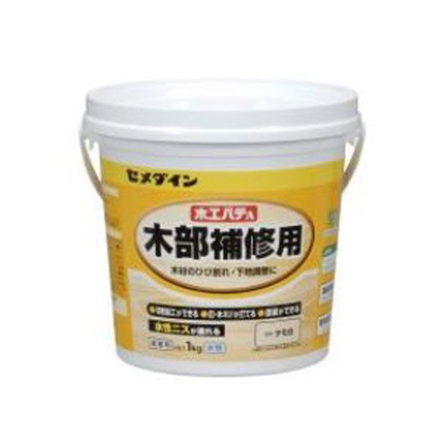 CEMEDINE 木工パテA タモ白 1kg HC-157 