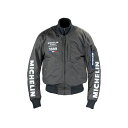 正規品／Michelin 2019-2020秋冬モデル ML19112W NYLON JACKET（グレー） カラー：3XL ML19112W ミシュラン ジャケット バイク