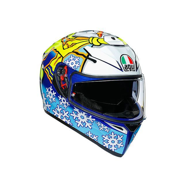 AGV K-3 SV 001-ROSSI WINTER TEST 2016 サイズ：M 030190MF001-M エージーブイ フルフェイスヘルメット バイク