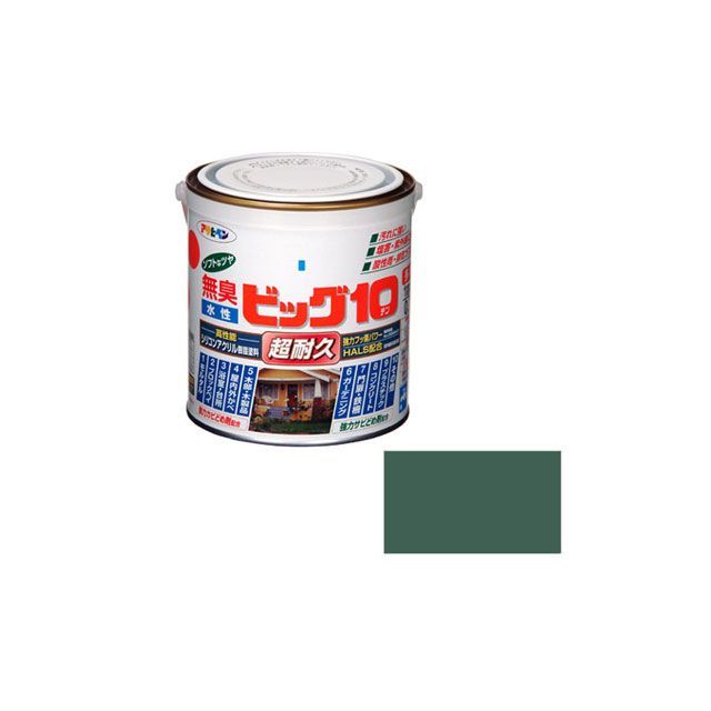 アサヒペン 水性ビッグ10多用途 0.7L（ヘリテージグリーン） AP9011186