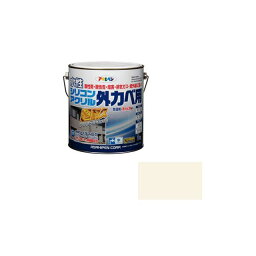 正規品／asahipen 水性シリコンアクリル外かべ用 3kg（アイボリー） AP9010593 アサヒペン 日用品 日用品