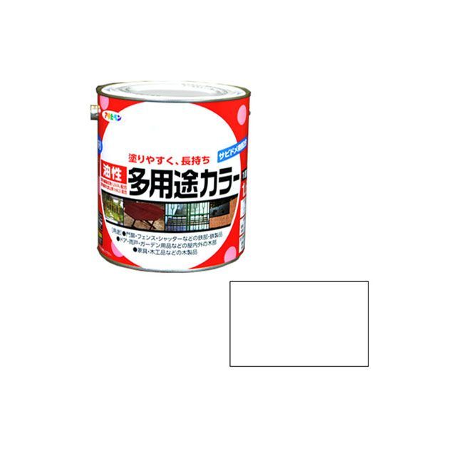 asahipen 油性多用途カラー 1.6L（ツヤ消し白） AP9016570 アサヒペン 日用品 日用品