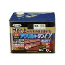 アサヒペン 油性高耐久アクリルトタン用α 6KG 新茶 AP9018282