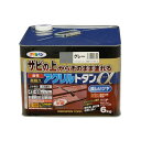 アサヒペン 油性高耐久アクリルトタン用α 6KG グレー AP9018281(3)