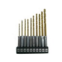 坂謙 TKSチタン六角軸鉄工用ドリルセット 10本組セット