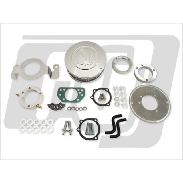 ガッツクローム シールドSUエアクリーナーキット50mm 99以降TC ツインカムモデル 6100-1509