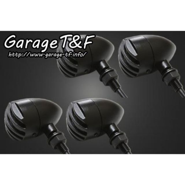 ガレージT&F バードゲージウィンカータイプ1（ブラック） ダークレンズ仕様 汎用 ゲージ ブラック ステ..