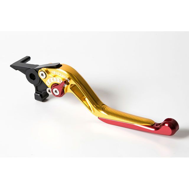 リデア スライド延長式アジャストブレーキレバー（ゴールド） アジャスト レッド エクステンション レッド RIDU01084-RDRD