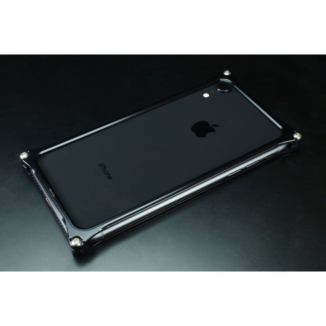 GILD design GI-424B ソリッドバンパー for iPhone XR（ブラック） 42805 GILD design（mobile item） 小物 ケース類 日用品