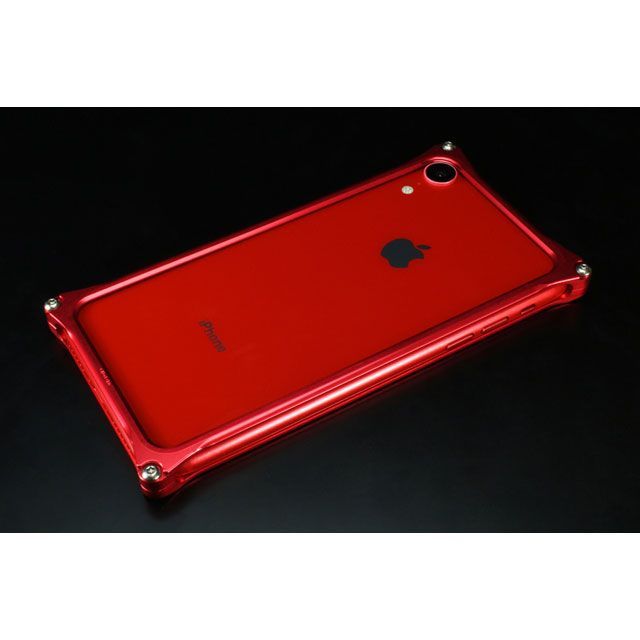 GILD design GI-424R ソリッドバンパー for iPhone XR（レッド） 42806 GILD design（mobile item） 小物 ケース類 日用品