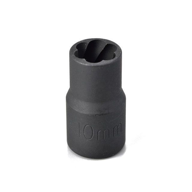 ●メーカー名：デイトナ / DAYTONA●商品名：ツイストソケット 10mm●メーカー品番：16107●JANコード：4909449551257商品の保証は、メーカー保証書の内容に準じます。●仕様差込角：3／8インチ（9.5mm）●備考潰れたボルトの救世主。経年劣化やオーバートルクにより頭が潰れて外せなくなったナットやボルトを、特殊形状のソケットが強力に掴み簡単に取り外すことができます。頭が潰れて外せなくなったナットやボルトにプラスチックハンマーで軽く叩き込み、押しながら緩めてください。