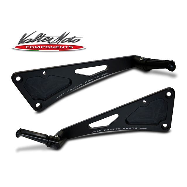 Valter Moto components バックステップ タンデムステップ単品（ブラック） VMC-PEP01 バルターモトコンポーネンツ タンデムステップ関連パーツ バイク GSR400 GSR600