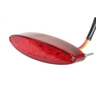グッズ LEDオーバルテール レッドレンズ 汎用 62-21650R