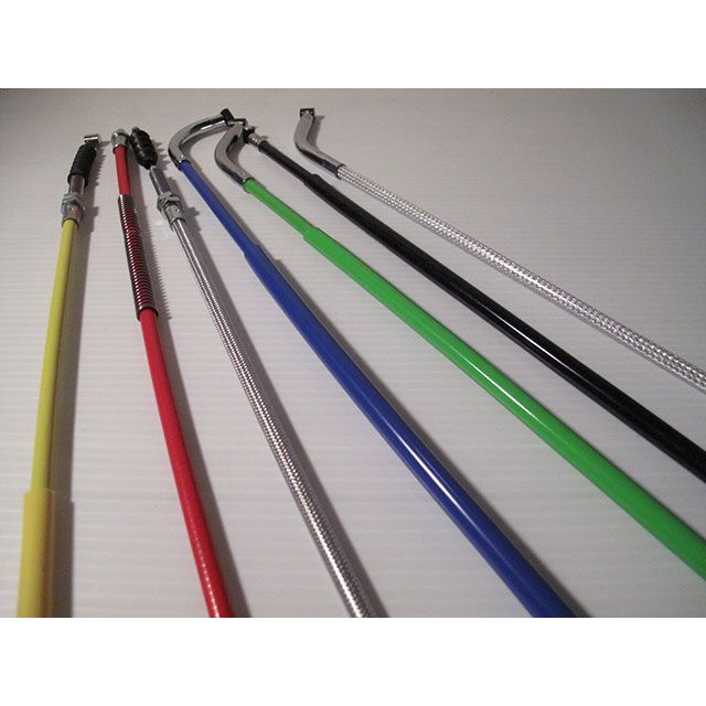 ディアロガル スロットルケーブル W650（UP HANNDLE） カラー ステンメッシュ サイズ 150mmロング DG-K034MA15