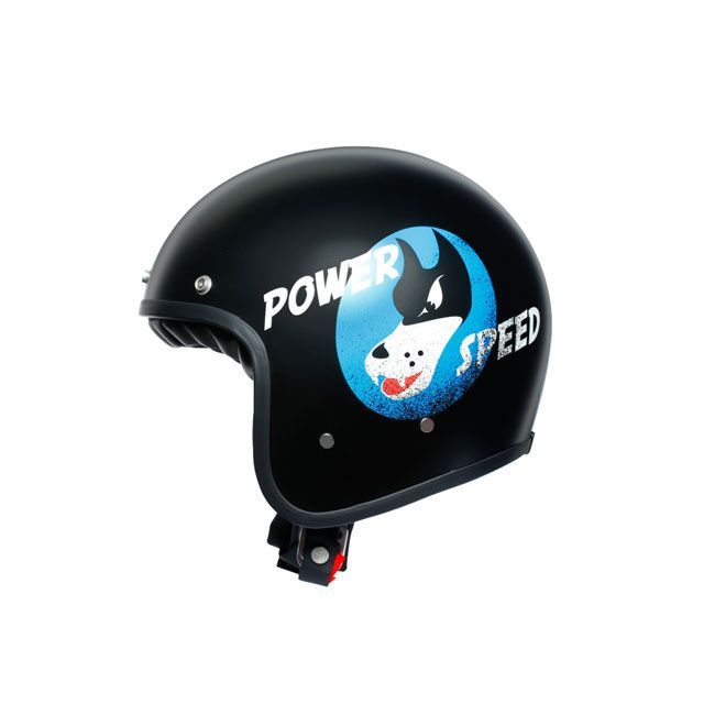 AGV X70 010-POWER SPEED PURE MATT BLACK サイズ：XL 002192I0010-XL エージーブイ ジェットヘルメット バイク