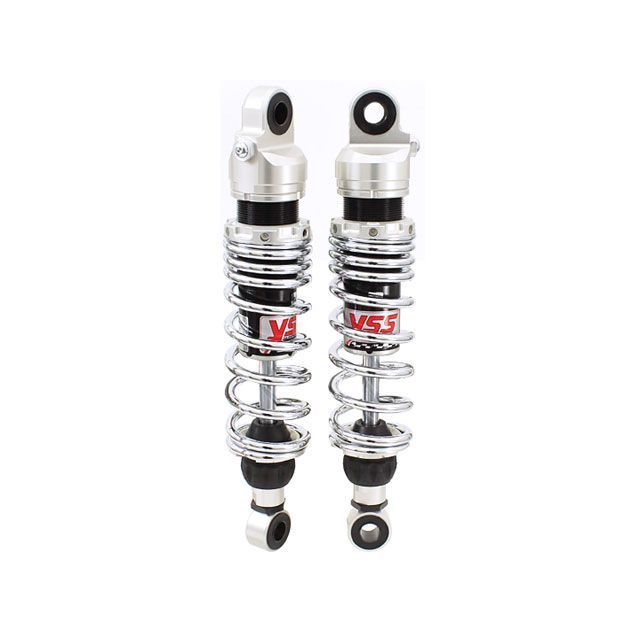 ●メーカー名：YSS / YSS RACING(ワイエスエスレーシング)●商品名：Rod Line ZR362 300mm/11.8inc●ボディカラー シルバー スプリングカラー クローム・ボディカラー：シルバー スプリングカラー：ブラックはこちら・ボディカラー：シルバー スプリングカラー：レッドはこちら・ボディカラー：ブラック スプリングカラー：ブラックはこちら・ボディカラー：ブラック スプリングカラー：レッドはこちら・ボディカラー：ブラック スプリングカラー：クロームはこちら●メーカー品番：119-4408404●JANコード：4589641437070商品の保証は、メーカー保証書の内容に準じます。仕様■自由長：300mm/11.8inc ■ピストン径：φ36mm ■スピンドルロッド径：φ12mm ■マウント：ラバーマウント特徴【リバウンド減衰力調整機能（伸び側）】ダンピング時の「伸び」の速さをコントロールする減衰力調整機能を搭載し、調整範囲は60段と幅広い調整が可能です。 【スプリングプリロード調整機能】シンプルなデザインのシングルナットと側面のロックボルトによる緩み止めを装備しています。 【車高調整機能】走行環境に応じて自由長を調整出来る車高調整機能を搭載しています。 調整幅は最大＋10mm。備考シンプルな外観にリバウンド、スプリングプリロード、車高調整機能を備え、安定した性能を発揮するオールラウンドモデル。スピンドルロッドの小径化はロッド体積と摺動面積を減少させ、オイル容量の増加とフリクションロスを低減します。ストリートを始め、ワインディング等のスポーツ走行にも対応します。※掲載画像はイメージです。実際の商品とは色味や仕様が異なる場合がございます。メーカー車種年式型式・フレームNo.その他ハーレーダビッドソンVRSC Family※商品掲載時の適合情報です。年式が新しい車両については、必ずメーカーサイトにて適合をご確認ください。