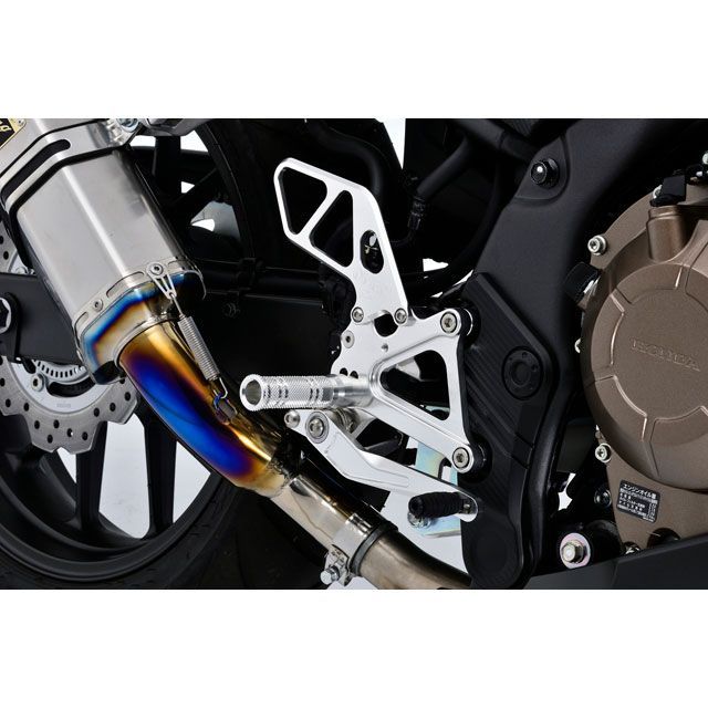 正規品／OVER RACING CBR400R （16-） バックステップ（ブラック） 51-102-01B オーバーレーシング バックステップ関連パーツ バイク CBR400R