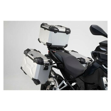 SW-MOTECH F750GS F850GS ツーリング用ボックス Adventure セット ラゲッジ シルバー BMW F 750/850 GS. Stainless steel rack.｜ADV.07.8 SWモテック