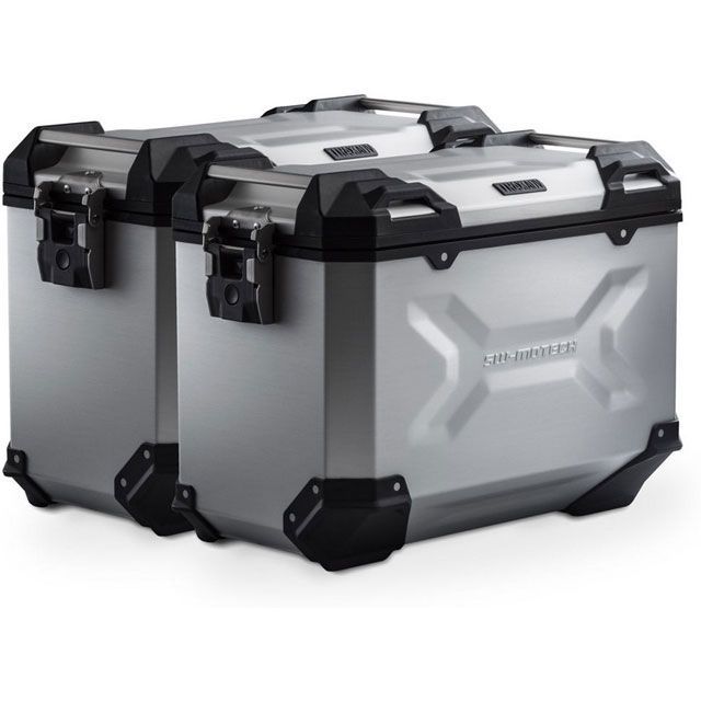 SWモテック TRAX ADV アルミ ケースシステム-シルバー-45/45 l. Honda X-ADV（16-）.｜KFT.01.889.7010..