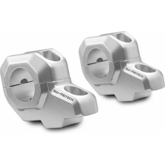 SWモテック バーバック Φ 28 mm ハンドルバー H＝30 mm. バック 22 mm. シルバー｜LEH.00.039.23100/S ..