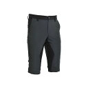 TSデザイン ハイブリッドストレッチメンズショートパンツ(ブラック×チャコールグレー) サイズ 4L 846345