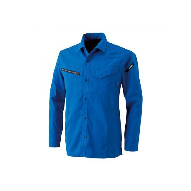 TSデザイン AIR ACTIVEロングスリーブシャツ（ロイヤルブルー） サイズ LL 8105