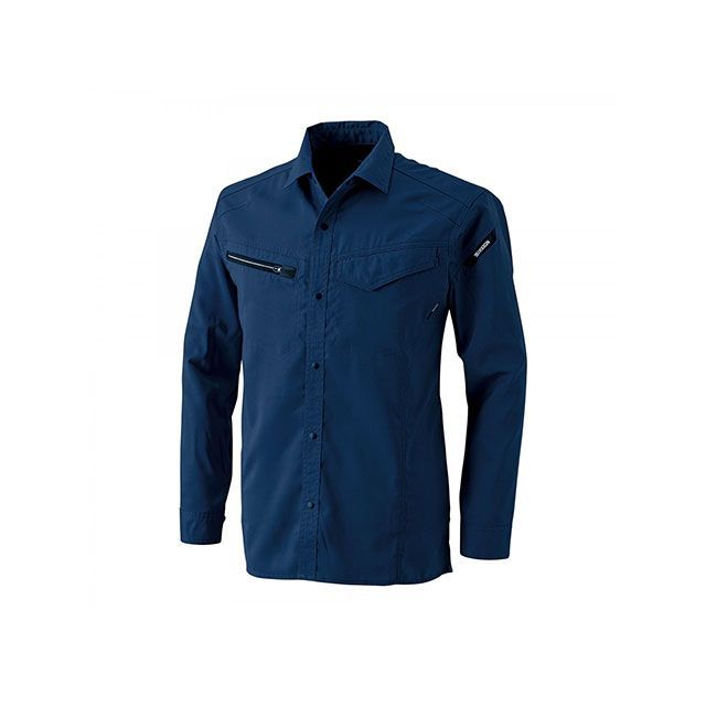 TSデザイン AIR ACTIVEロングスリーブシャツ（ネイビー） サイズ 5L 8105