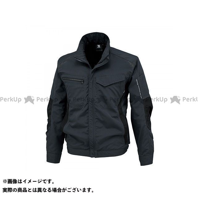TSデザイン ストレッチタフワークジャケット（ブラック×チャコールグレー） サイズ 5L 84636