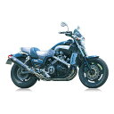 正規品／R’s GEAR ワイバンV-MAX（-08）ツイン（チタンポリッシュ） WY03-12TI アールズギア マフラー本体 バイク VMAX