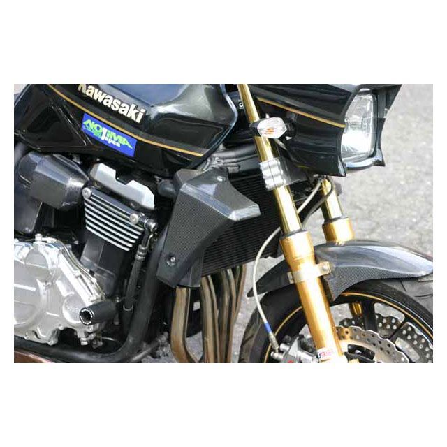 ノジマ ラジエターシュラウド 黒ゲル ZRX1200DAEG 09-16 ZRX1200DAEG NCW618RS-BK