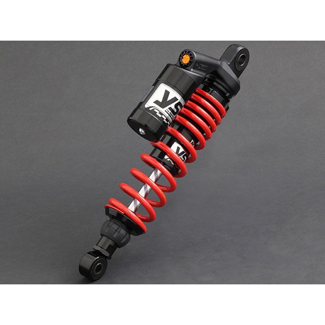 ●メーカー名：YSS / YSS RACING(ワイエスエスレーシング)●商品名：Sports Line RG-Series 362ボディー 330mm/13.0inc●ボディカラー ブラック スプリングカラー レッド・ボディカラー：シルバー スプリングカラー：ブラックはこちら・ボディカラー：シルバー スプリングカラー：レッドはこちら・ボディカラー：シルバー スプリングカラー：イエローはこちら・ボディカラー：シルバー スプリングカラー：ホワイトはこちら・ボディカラー：ブラック スプリングカラー：ブラックはこちら・ボディカラー：ブラック スプリングカラー：イエローはこちら・ボディカラー：ブラック スプリングカラー：ホワイトはこちら●メーカー品番：119-9018411●JANコード：4589641442388商品の保証は、メーカー保証書の内容に準じます。タイプ【Sports Line G-Series】放熱性に優れたリザーバータンクを装備し、伸び側／圧側減衰力、スプリングプリロード、車高といった、全ての調整機構を備えたフルスペックモデル。自由長330mm/13.0inc仕様■スプリングプリロード：無段階調整 ■マウント：ラバーマウント ■伸び側減衰力：60段階調整 ■車高：無段階調整（最大＋10mm） ■圧側減衰力：3段階調整特徴【362ボディー】・φ36mmの大径ピストンとφ12mmスピンドルロッドを組み合わせたスタンダードボディは、ストリートやワインディングロードなどスポーツ走行にも対応するコストパフォーマンスに優れたボディー。 【コンプレッション】・ダンピング時の「縮み」の強さをコントロールする圧側減衰力調整機能は、加速時の踏ん張り感や予期せぬギャップを越えた時の反応速度にも大きく反映される。 ・調整範囲は3段階とイージーセッティングが可能。 【ベアリングマウント】・ハウジング摺動面にオイルレスメタルを採用した最高級のロッドエンドベアリングは、メンテナンスフリーにも関わらず、長期間に渡りサスペンション本来の自由な動きを揺ぎ無く保ち、常にタイヤと路面との接地感をダイレクトにライダーへと伝達します。 【ラバーマウント】・マウントにはラバー材を採用。 【プリロード】シンプルなデザインのシングルナットとし側面のロックボルトにより緩み止めを装備。付属の専用スティックにより正確かつ細やかな無段階調整を採用。 【リバウンド】・ダンピング時の「伸び」の速さをコントロールする減衰力調整機能は、路面の追従性、車体の安定性、高速走行時の軽快感にも大きく反映される。 ・調整範囲は0〜60段と広範囲に調整が可能。アジャスター本体は操作性に優れたシリコンラバーを採用。 【車高調整】・車高調整機能は、走行環境に応じて自由長を調整し、車体アライメントを変化させることが可能である。 ・調整範囲は＋10mmの設定。本体は、オールビレットのジュラルミンとし表面はアルマイト処理を施す。備考プリロード調整のみのシンプルなEシリーズからフルアジャスタブルのSシリーズまで、ライダーのメインステージに合わせて選択できる366・362と302の3ボディ6モデルに、お好みの色を組み合わせてルックスを向上させるスペシャルサスペンションをラインナップ。ご注意※リザーブタンクとテールカウルが干渉するため、加工が必要となります。※掲載画像はイメージです。実際の商品とは色味や仕様が異なる場合がございます。メーカー車種年式型式・フレームNo.その他ハーレーダビッドソンVRSC Family※商品掲載時の適合情報です。年式が新しい車両については、必ずメーカーサイトにて適合をご確認ください。