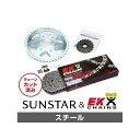 セット商品 KE5A715 サンスター スプロケット&EKチェーンキット(スチール) Z400FX Z400GP KE5A715
